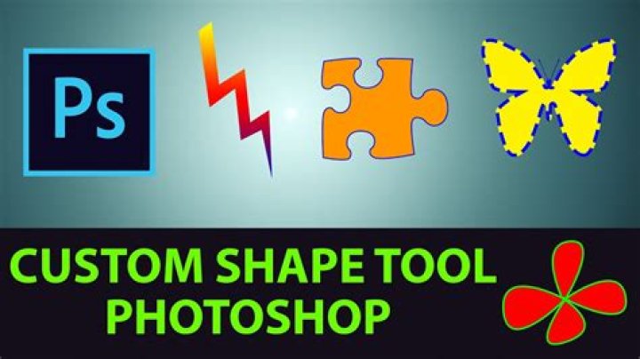 How to Use the Custom Shape Tool in Adobe Photoshop