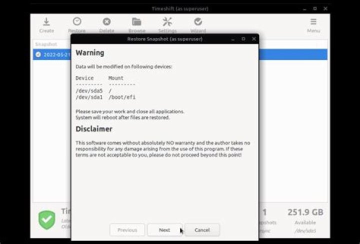 How to Use Timeshift to Backup and Restore Your Linux System