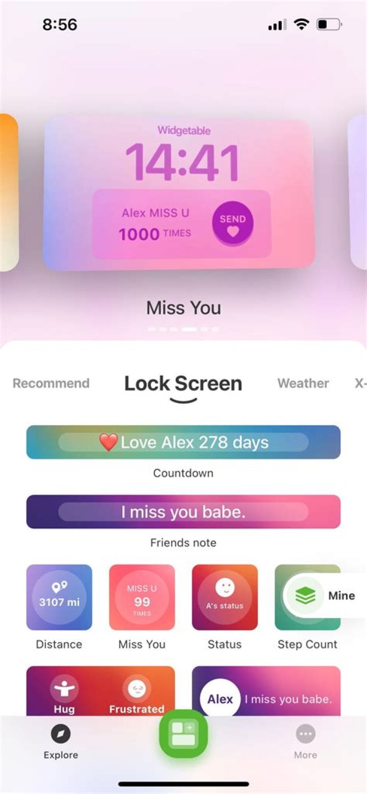 How to Use Widgetable to Set Up Fun Lock Screen Widgets With Your Friends