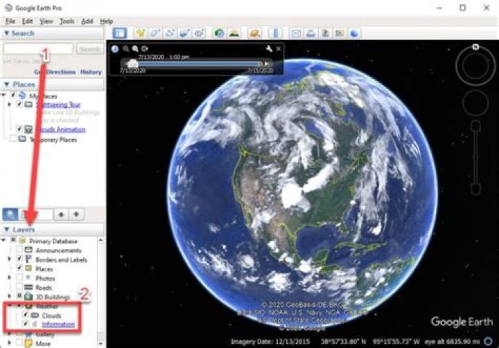 How to View Live Weather Radar on Google Earth
