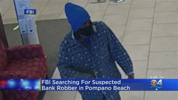 	Images clearly show Pompano Beach bank robber	