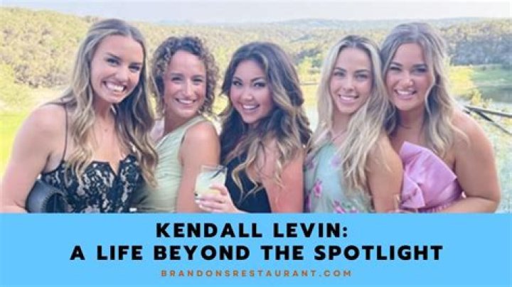 Is Kendall Levin Married? A Comprehensive Look Into Her Relationship Status
