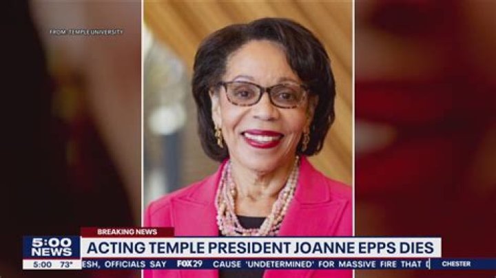 Joanne Epps Cause Of Death How Did Temple University President Died?