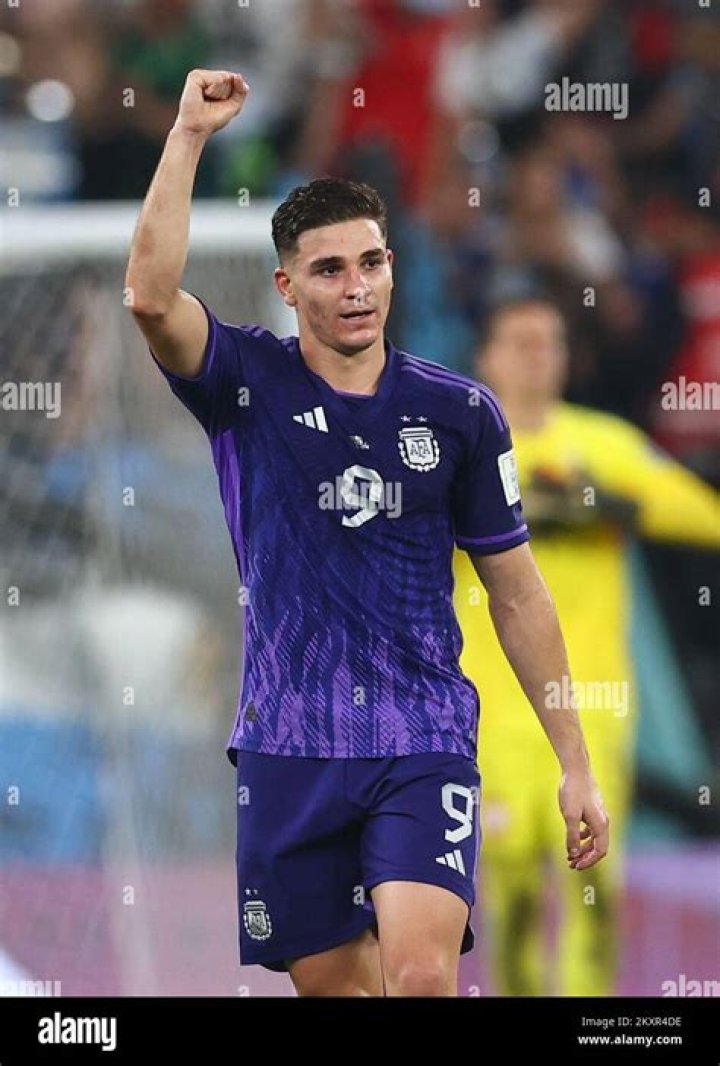 Julián Alvarez comments on scoring for the Argentina national team