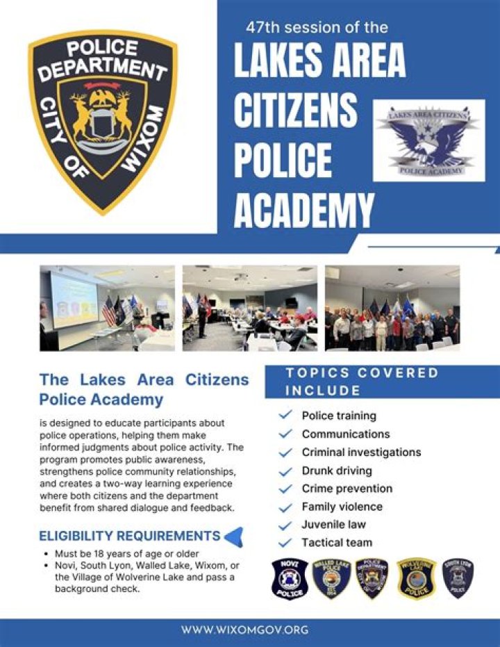 	LAKES CITIZENS LEARN ABOUT FIGHTING CRIME	