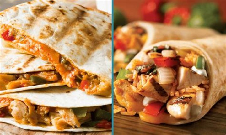 Las diferencias entre tacos, quesadillas y burritos