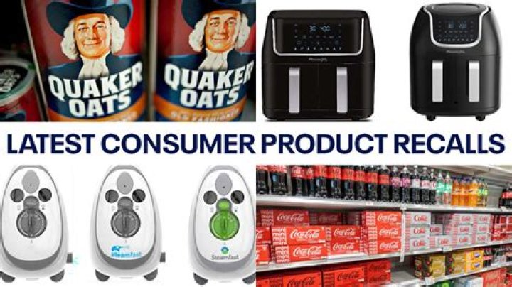Latest consumer product recalls