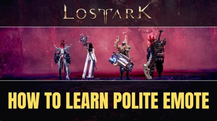 Lost Ark Respect and Polite Emotes: How to Get