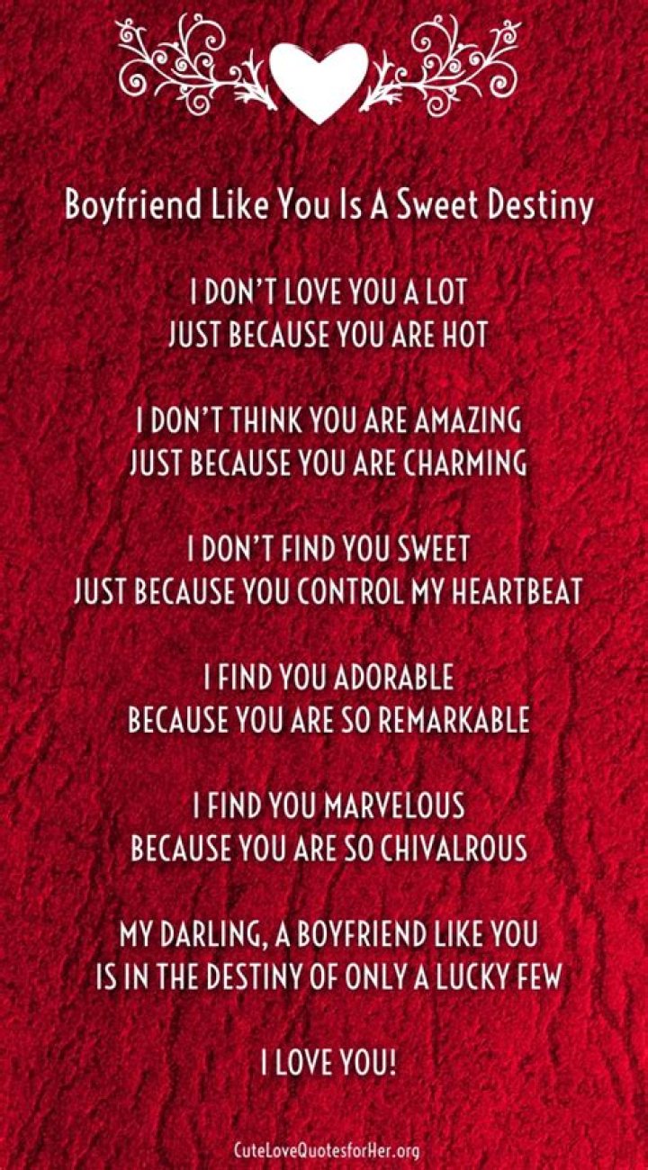 Love Poems For Your Boyfriend That Will Make Him Cry