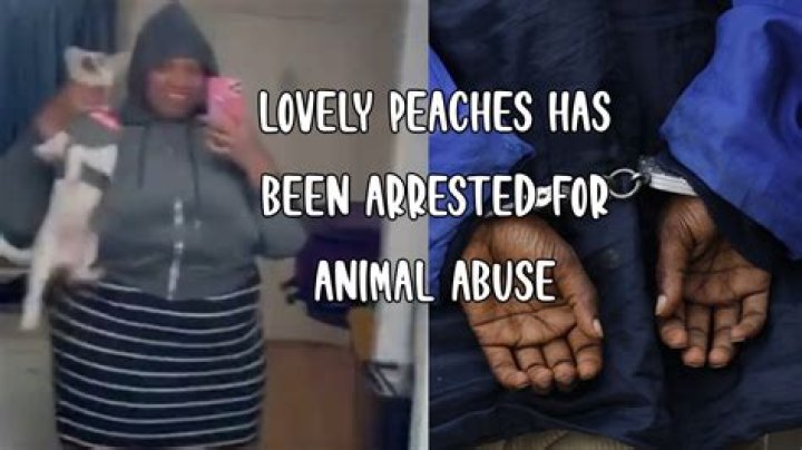 Lovely Peaches arrested for animal cruelty over alleged dog abuse