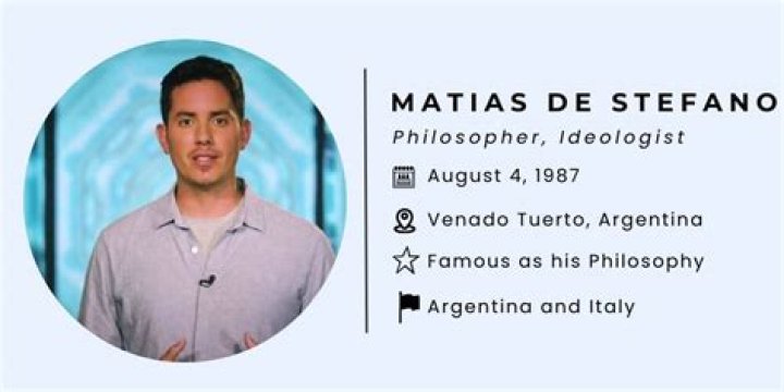 Matias De Stefano Net Worth | Bio, Family, Address, Career