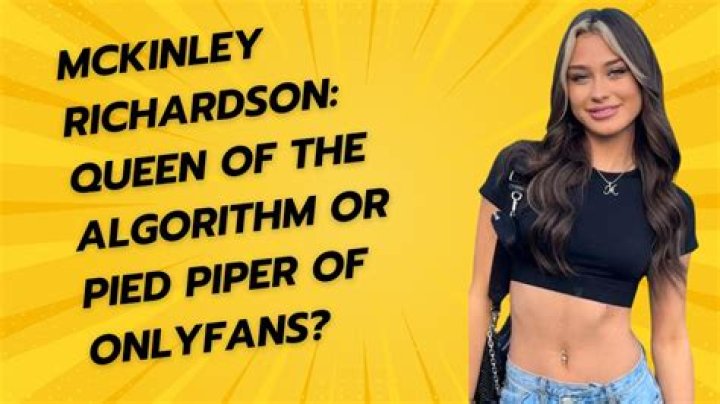 Mckinley Richardson Leaks: Unveiling The Controversy