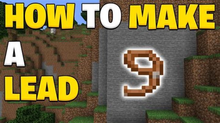 Minecraft: How to Make a Lead