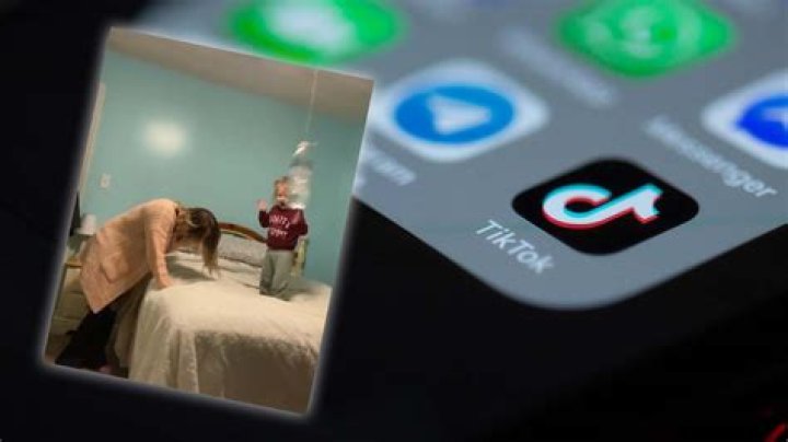 Mom & Daughter go viral on TikTok with hilarious water bottle challenge
