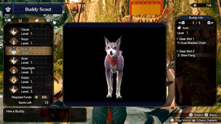 Monster Hunter Rise revamps its food, training, and Buddy systems