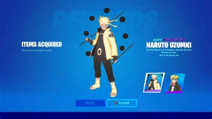Naruto is coming to Fortnite in November