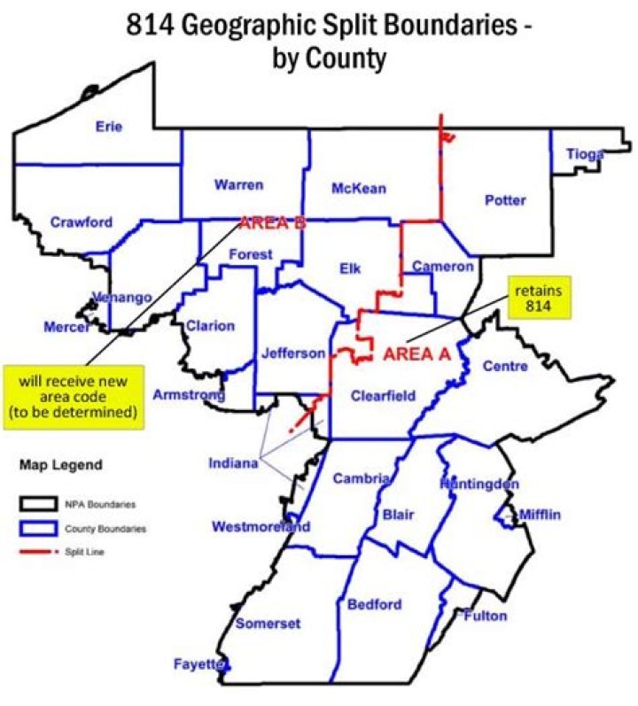 New area code being added to 814 region, Public Utility Commission announces