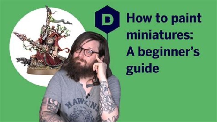 Painting miniatures: A beginner’s guide
