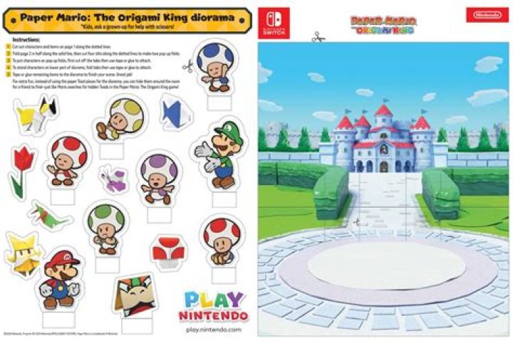 Paper Mario Origami King: What the Download & Install Size Is