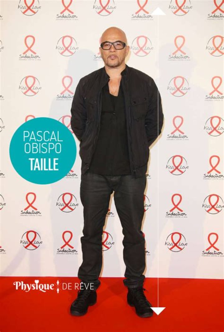 Pascal Obispo Taille Poids