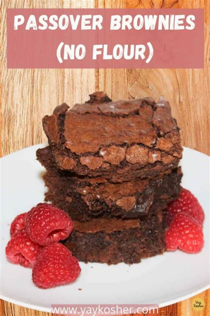	PASSOVER BROWNIES	
