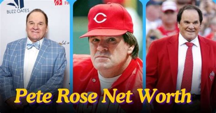 Pete Rose Net Worth 2024