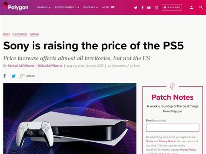 PlayStation 5 retail price is going up, Sony announces