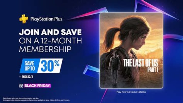 PlayStation Black Friday 2022 sale discounts PS Plus, Extra, Premium by 25%