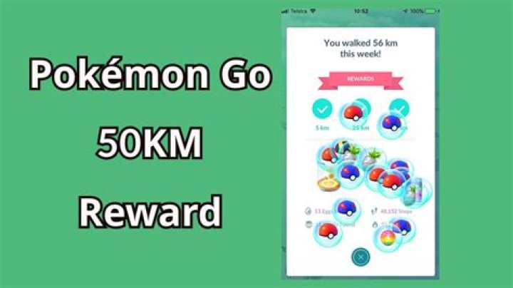 Pokemon GO 50km Reward