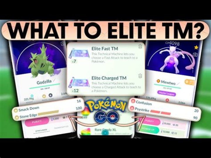 Pokemon GO Elite Fast TM Best Use In-Game