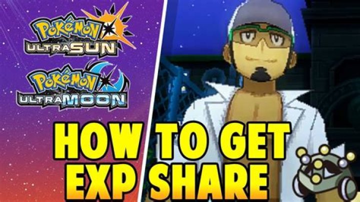 Pokemon Moon: Where You Get Exp Share