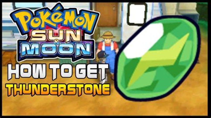 Pokemon Sun & Moon: Where to Get a Thunder Stone