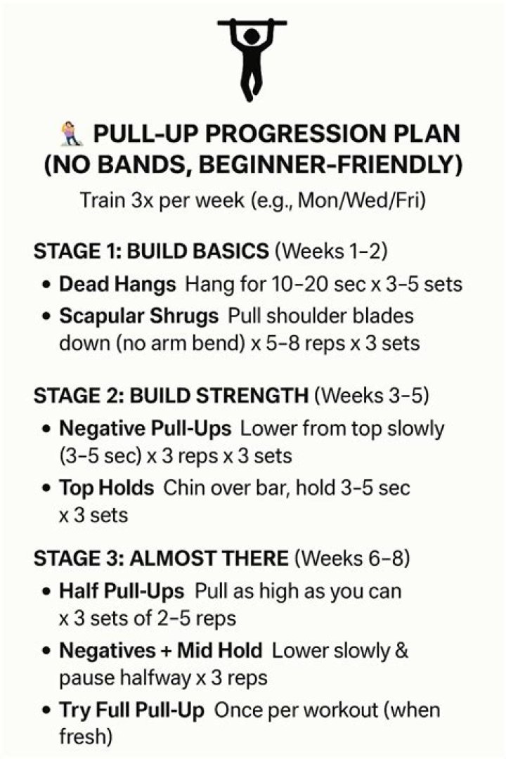 Pull-Up Guide And Progression Plan