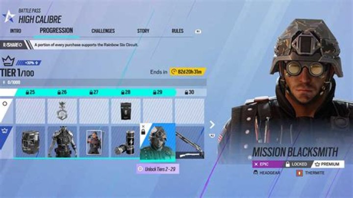 Rainbow Six Operation High Calibre battle pass details: All rewards & challenges