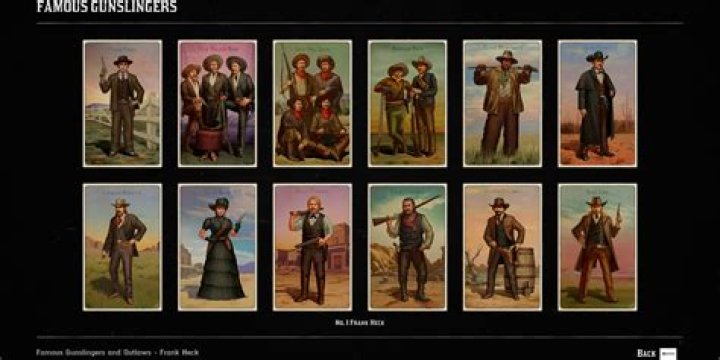Red Dead Redemption 2 cigarette cards guide