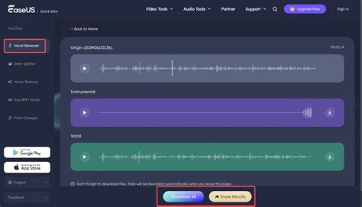 Remove Vocals From a Song in Seconds With EasySplitter Pro