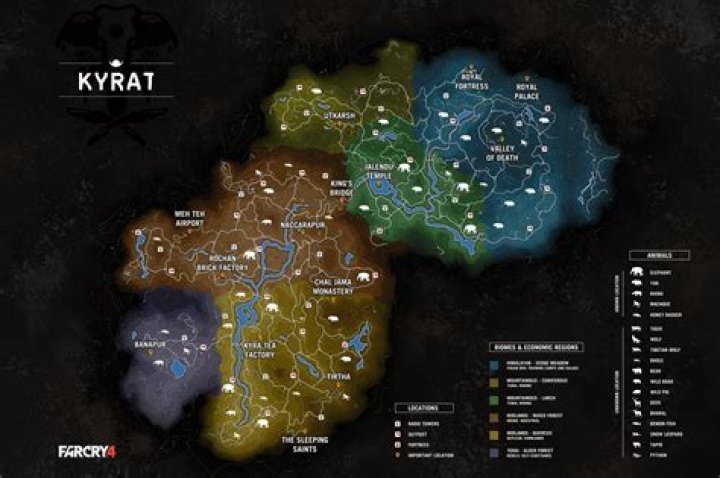 Report: Far Cry 4 map shows how big the game really is