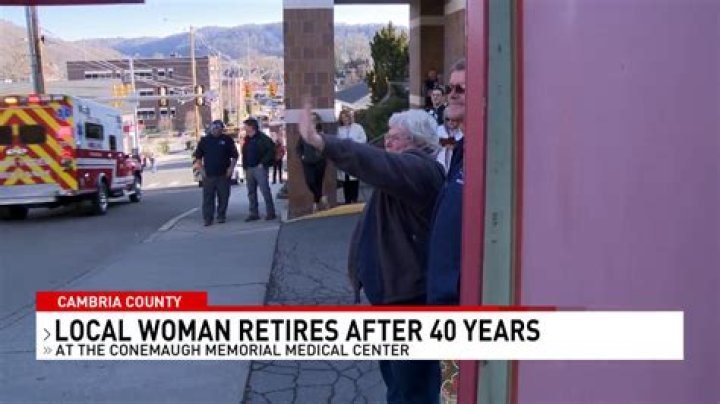 Retired Conemaugh Hospital employee honored with parade