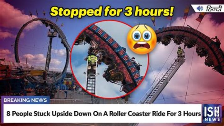 Roller coaster riders stuck upside down for at least 3 hours due to 'mechanical failure'