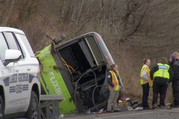 Several injured after tour bus rollover crash in New York