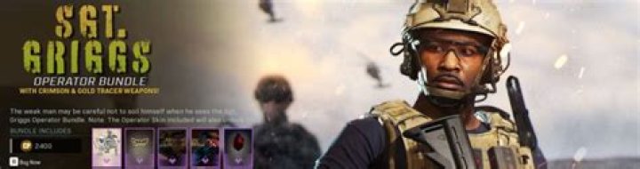 SGT. Griggs Operator Bundle Contents Revealed for Warzone