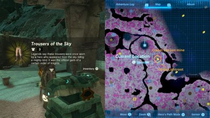 Sky Armor location in Zelda: Tears of the Kingdom