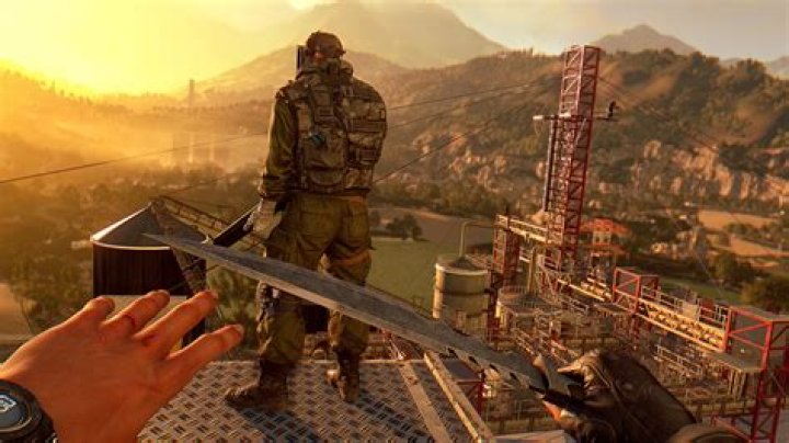 Smashing zombies with a dune buggy in Dying Light: The Following