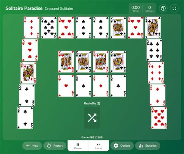 Solitär Brettspiel - Kostenlos Online Spielen auf SolitaireParadise.com