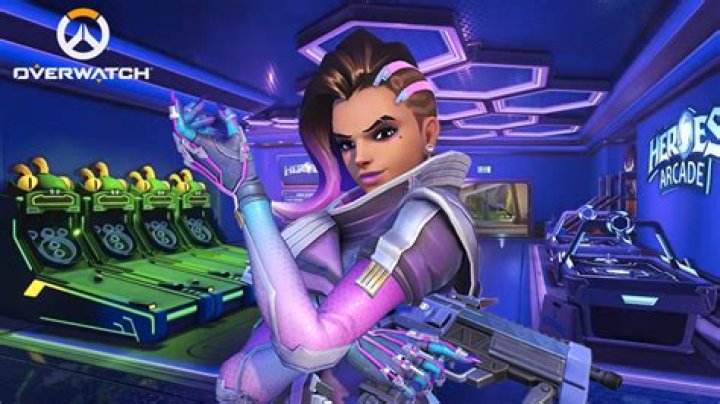 Sombra hacks the Overwatch arcade in another Blizzard World easter egg