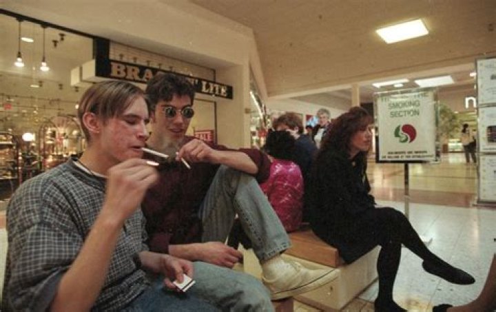	SOME SHOPPING MALLS BAN SMOKING BEFORE STATE MANDATES IT	
