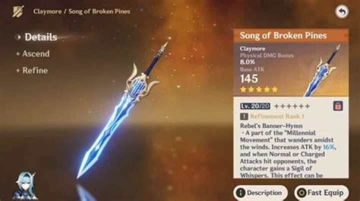 Song of Broken Pines Genshin Impact