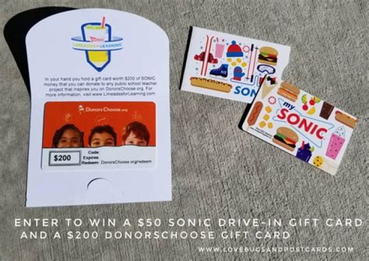 SONIC Drive-In | DonorsChoose