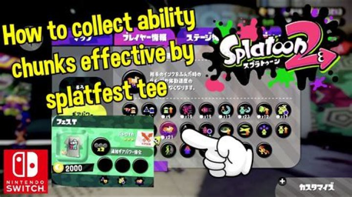 Splatoon 2: How to Get Ability Chunks