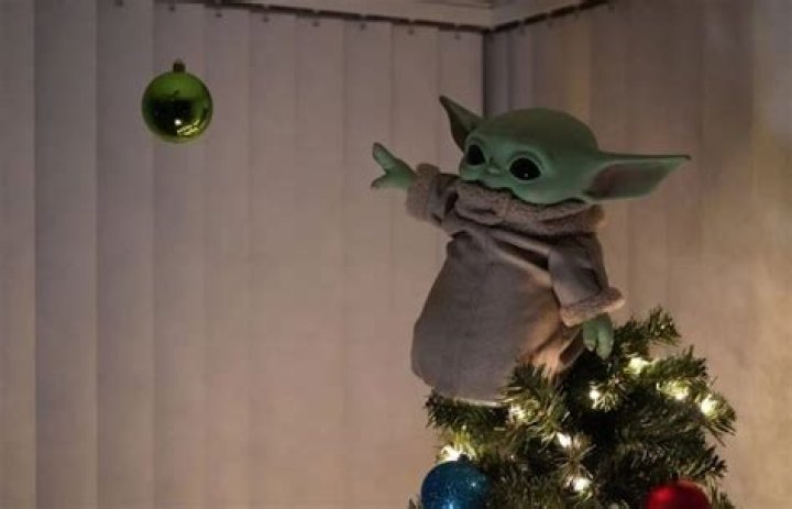 Star Wars Fans Are Using Baby Yoda as a Christmas Tree Topper
